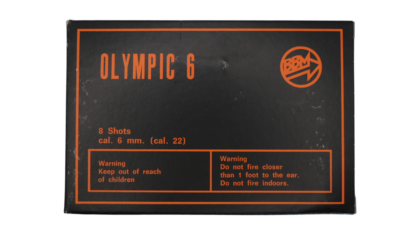 Olympic 6 Blank Firing Revolver – 6mm Starter Pistol image 1