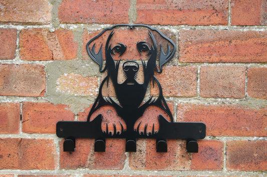 Labrador - Lead & Whistle Wall Hook